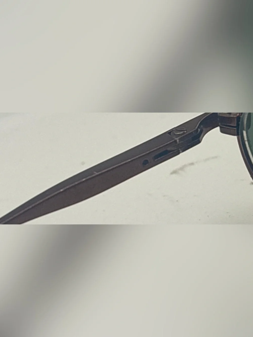TB417 Brown Oval Metal Sunglasses Frames Only
